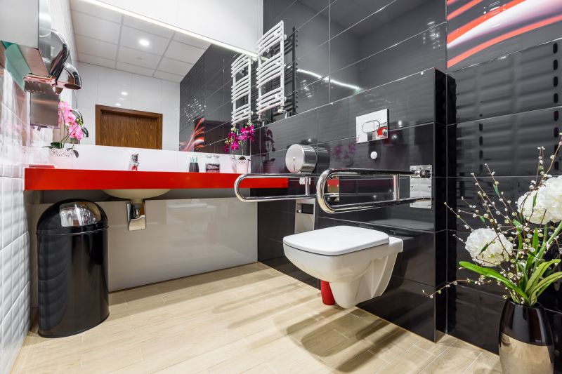 Wide View of Modern Bathroom